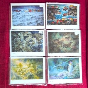 2/$20 *Clearout* NWT Colorful Art Print Set of 6